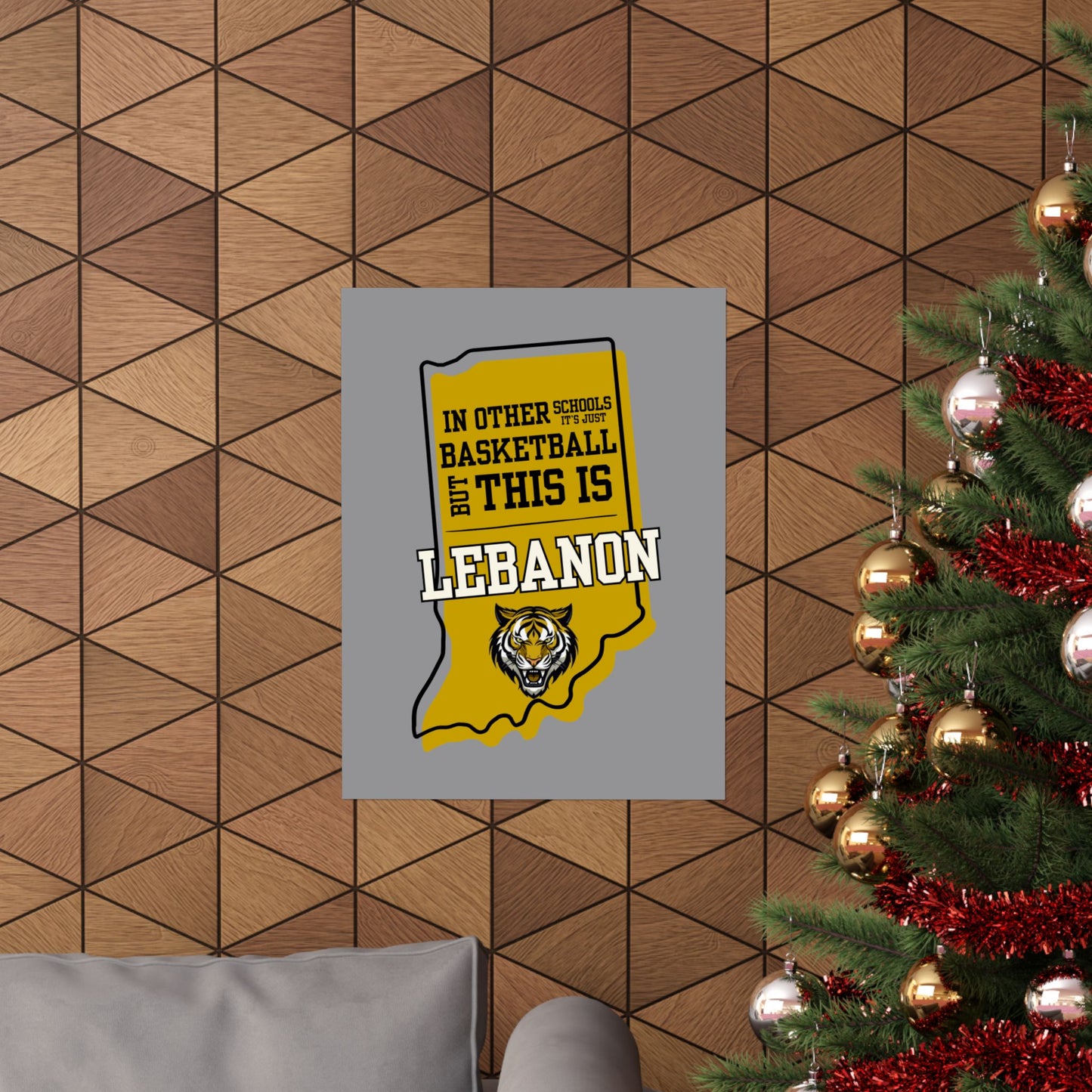 Basketball Poster - Lebanon Tigers