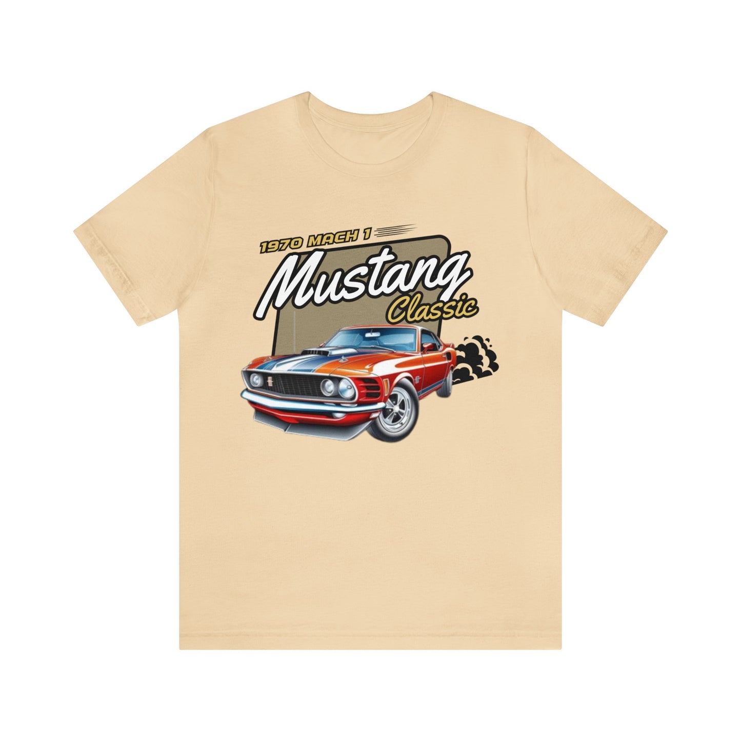 1970 Mach 1 Mustang Jersey Short Sleeve Tee