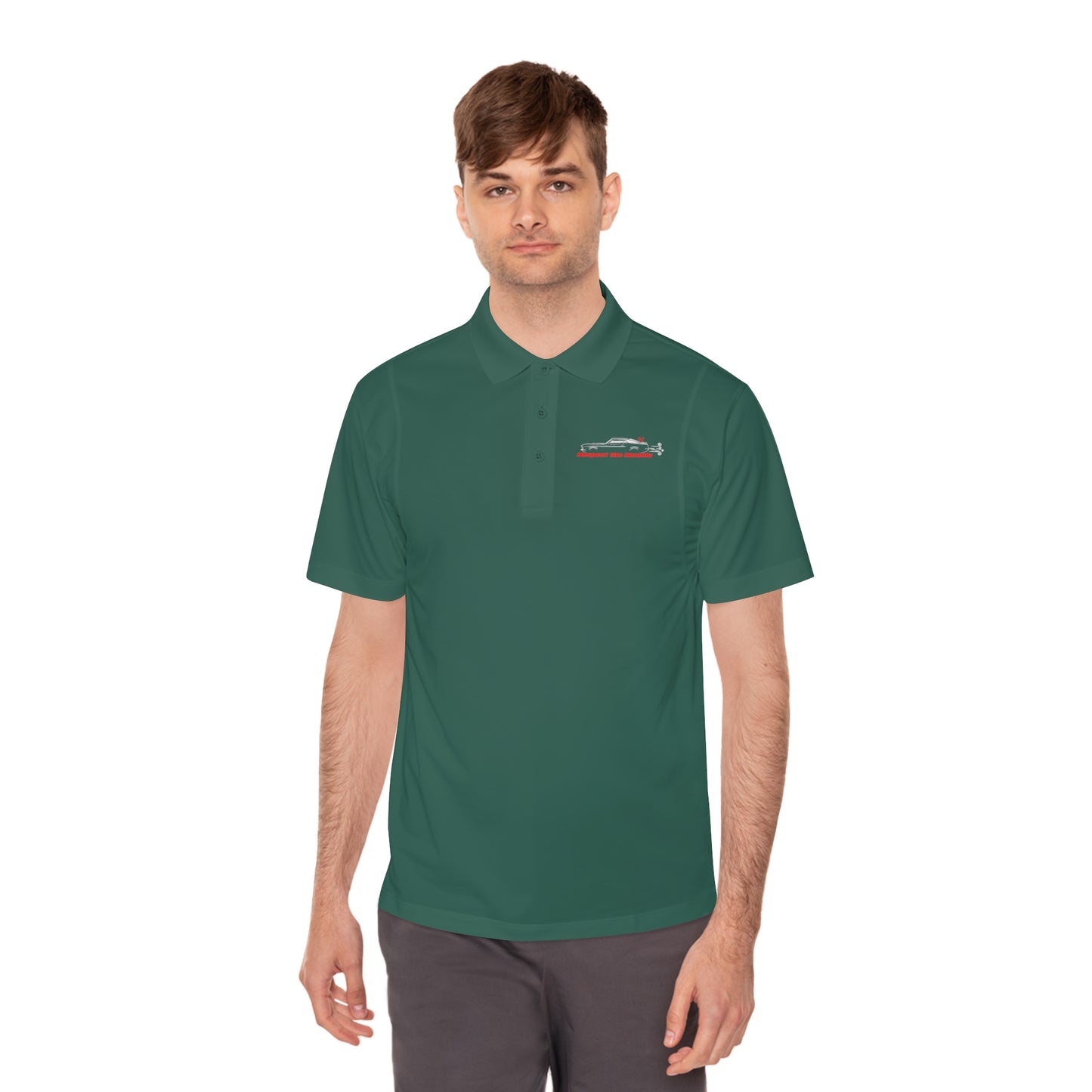 1970 Mach 1, Respect the Rumble, Men's Sport Polo Shirt