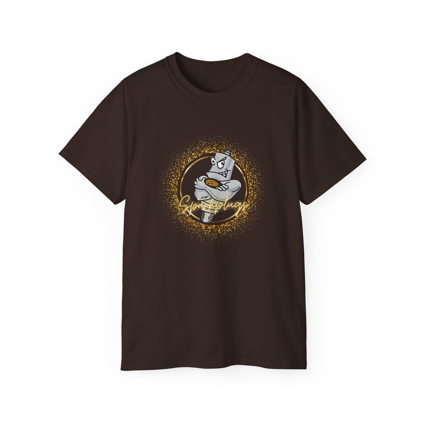 Adult Graphic Tee, Sparkling Speedway Sparkplugs