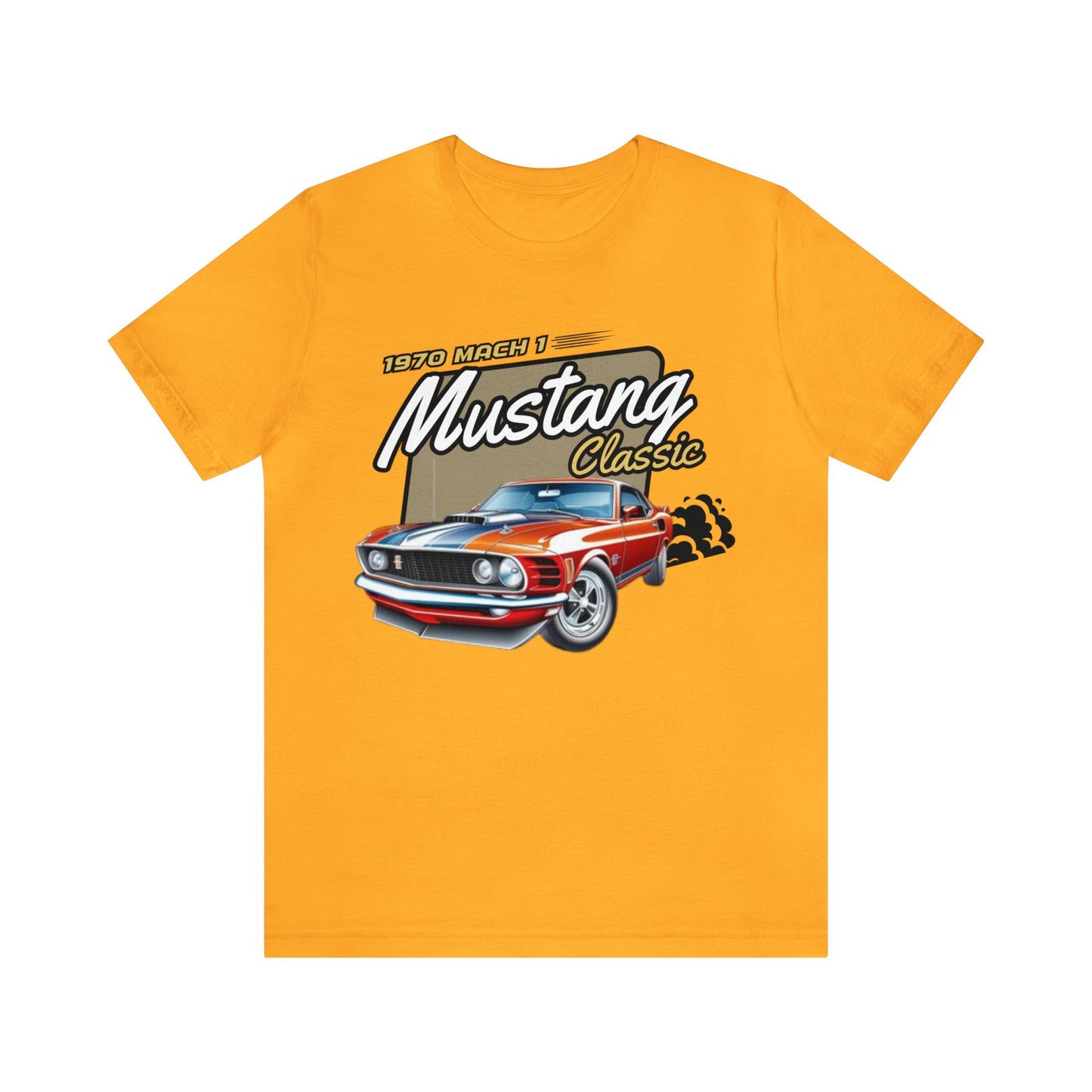 1970 Mach 1 Mustang Jersey Short Sleeve Tee