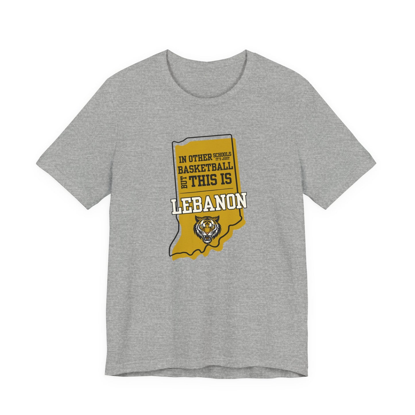 Adult Basketball Tee - Lebanon Tigers