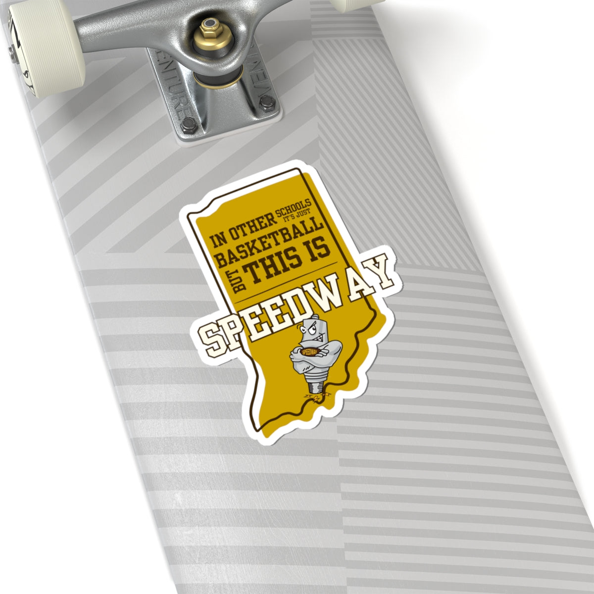 Kiss-Cut Sticker - Speedway Basketball