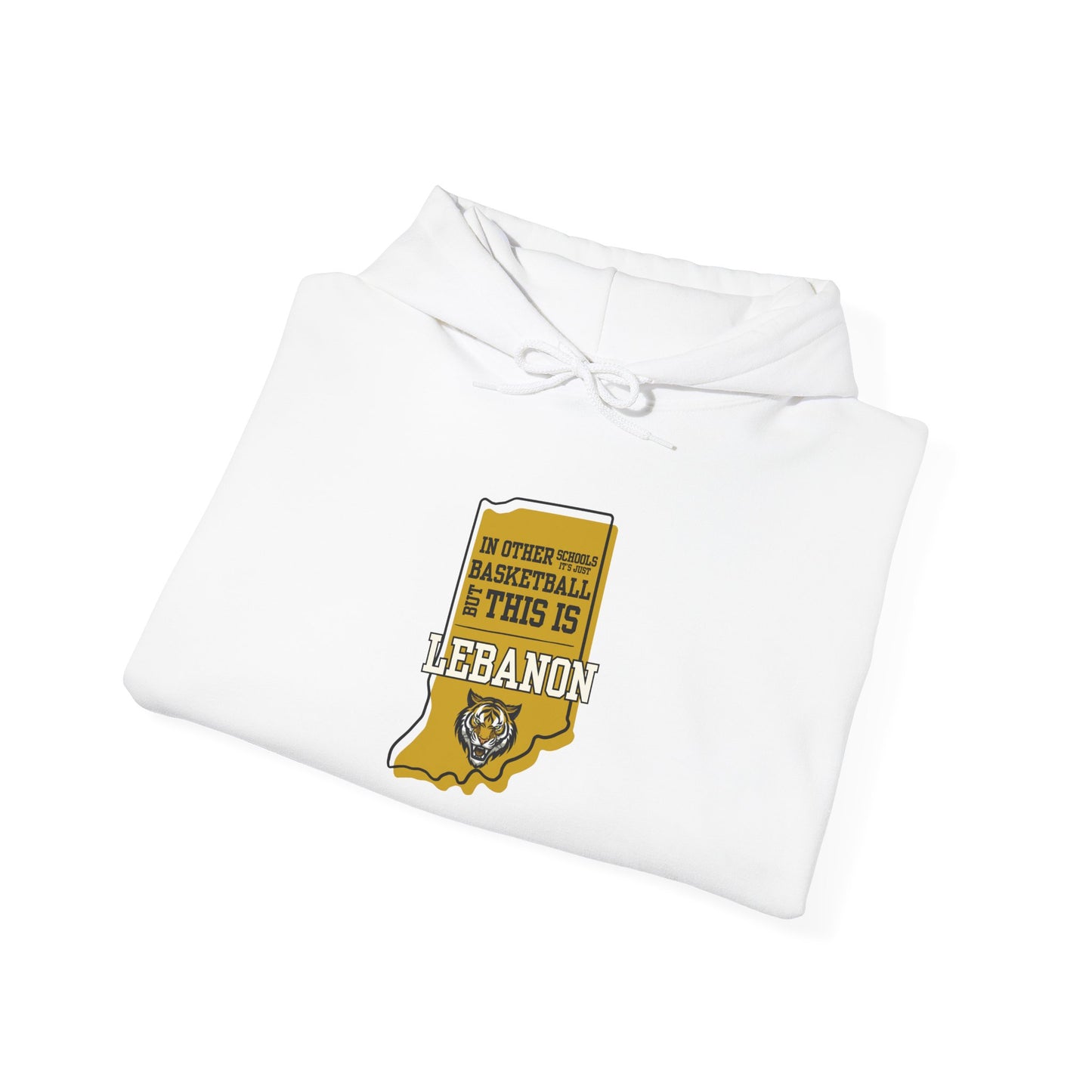 Adult Hoodie - Lebanon Tigers Basketball