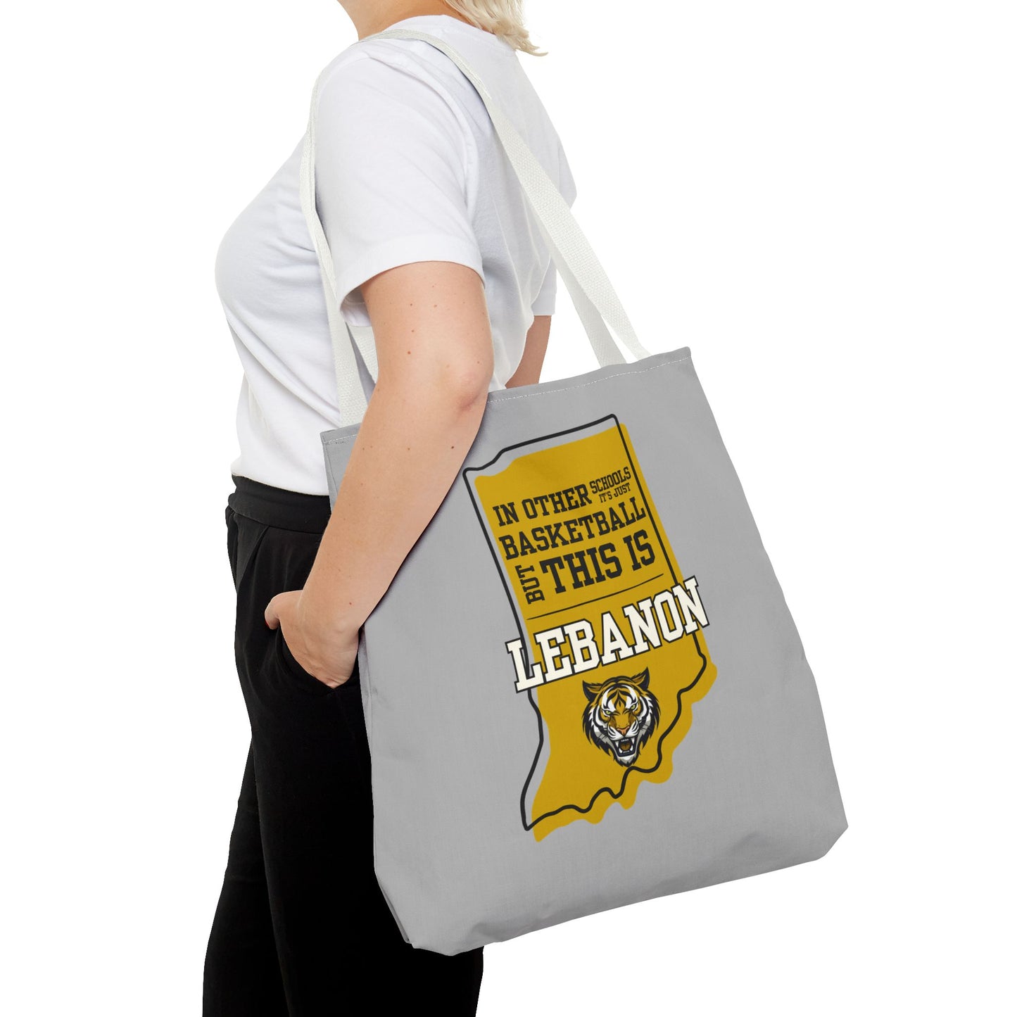 Basketball Tote Bag - Lebanon Tigers