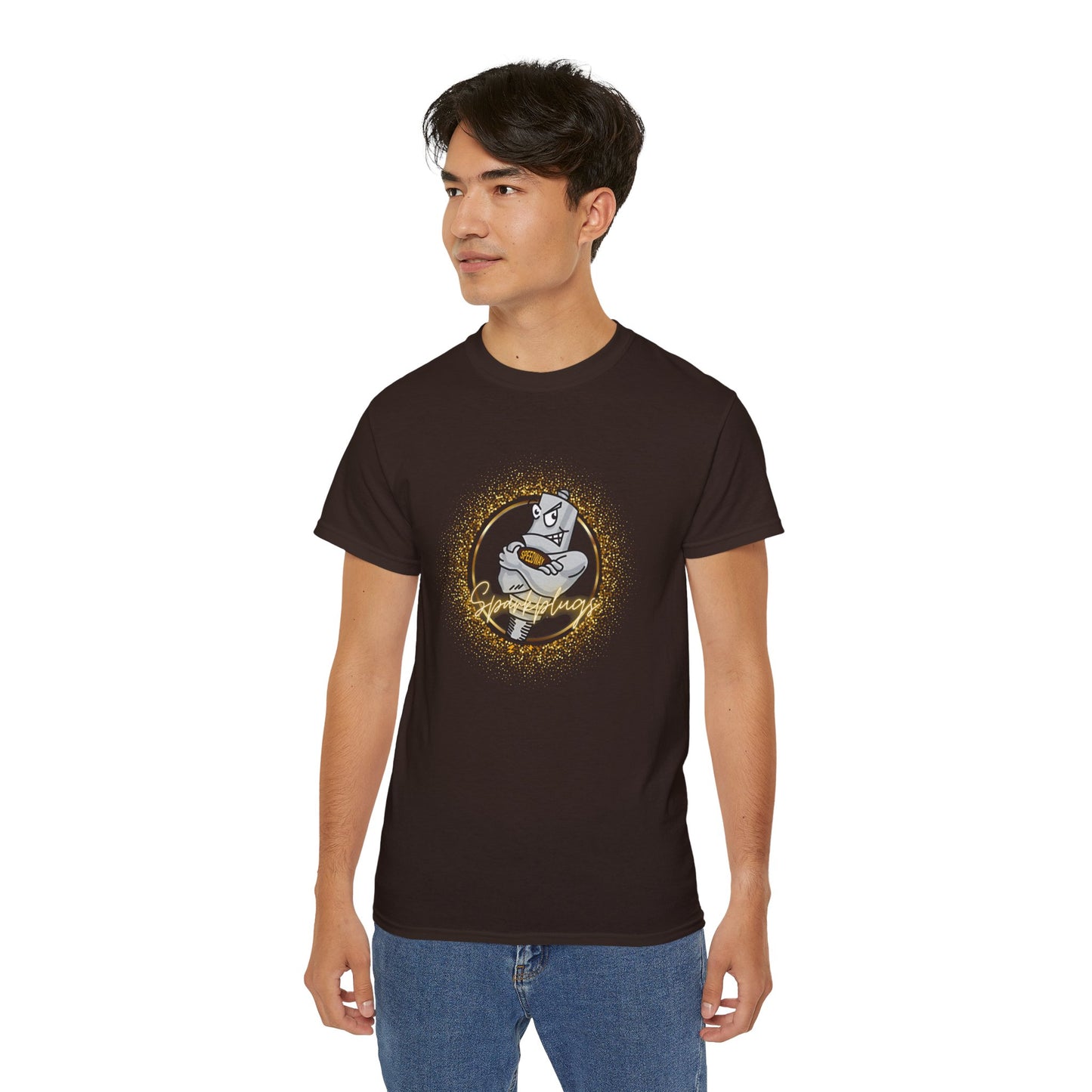 Adult Graphic Tee, Sparkling Speedway Sparkplugs