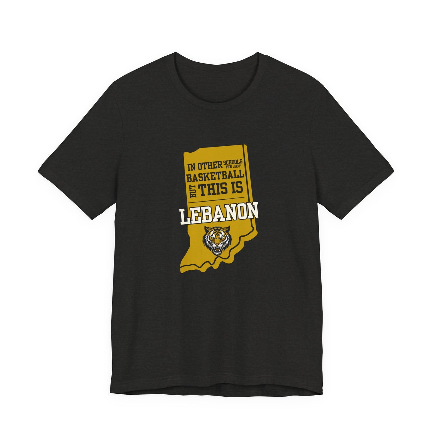 Adult Basketball Tee - Lebanon Tigers