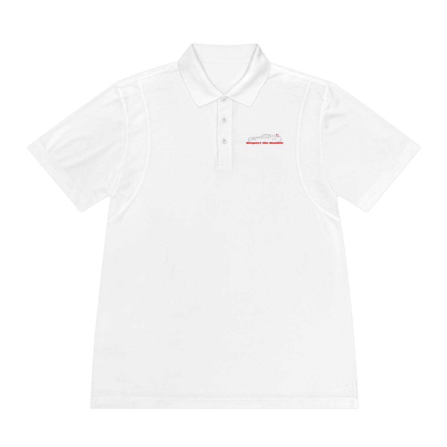 1970 Mach 1, Respect the Rumble, Men's Sport Polo Shirt