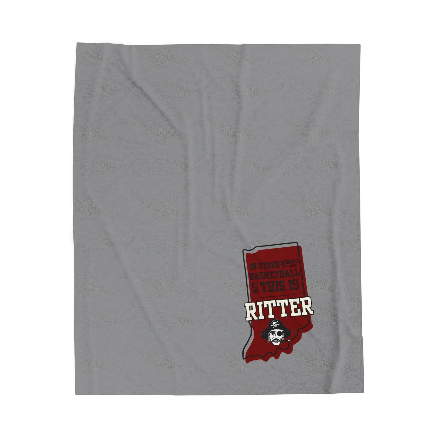 Velveteen Plush Bleacher Blanket - Ritter Raiders