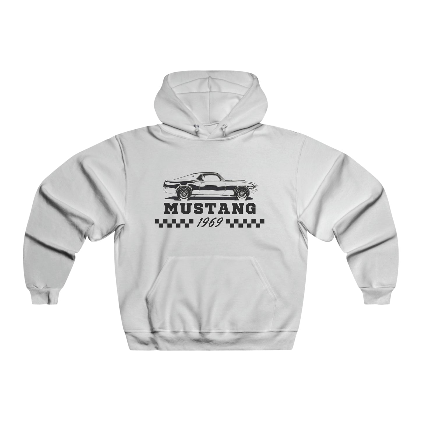1969 Mach 1 Mustang, Men's NUBLEND® Hooded Sweatshirt