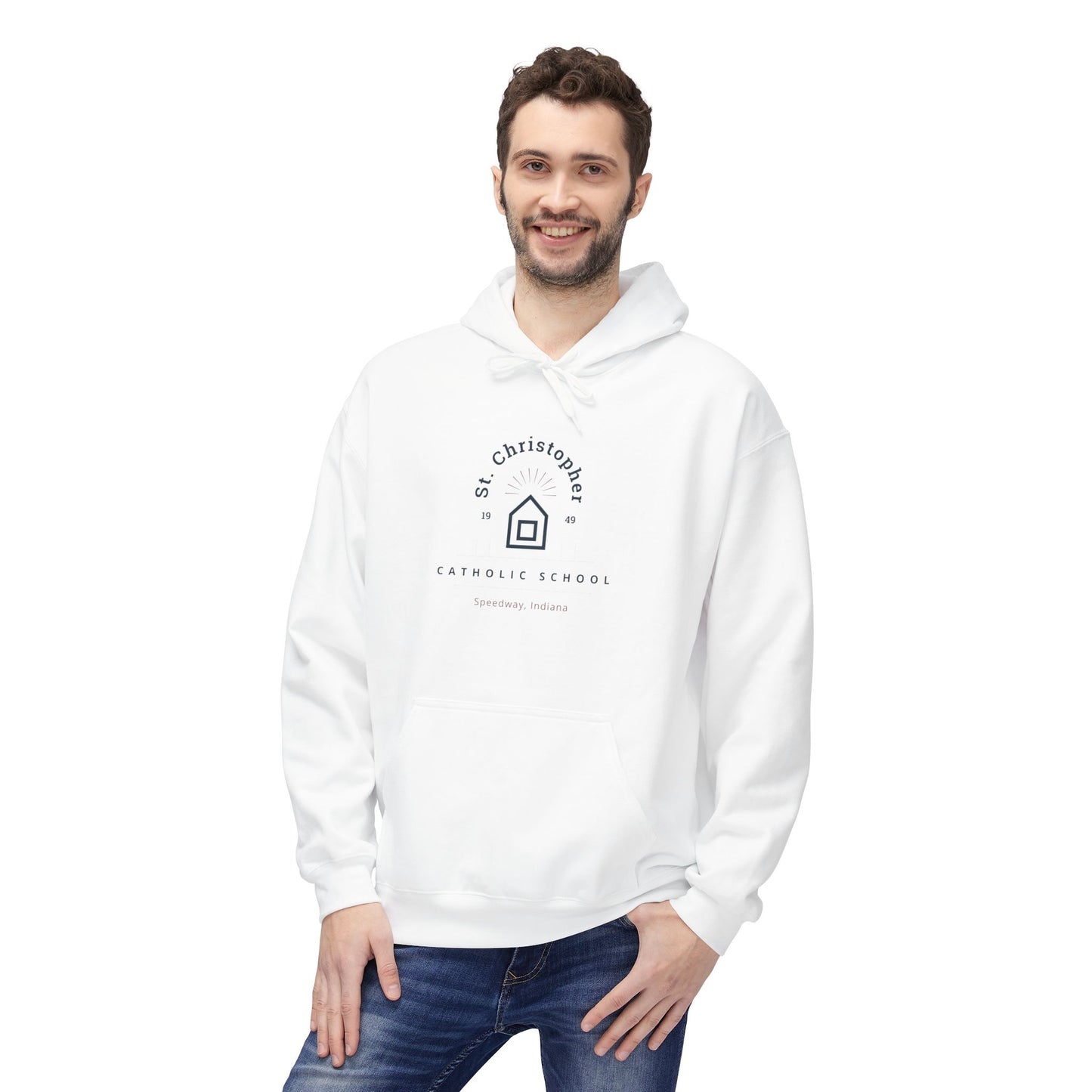 Adult Midweight Softstyle Fleece Hoodie - St. Christopher School