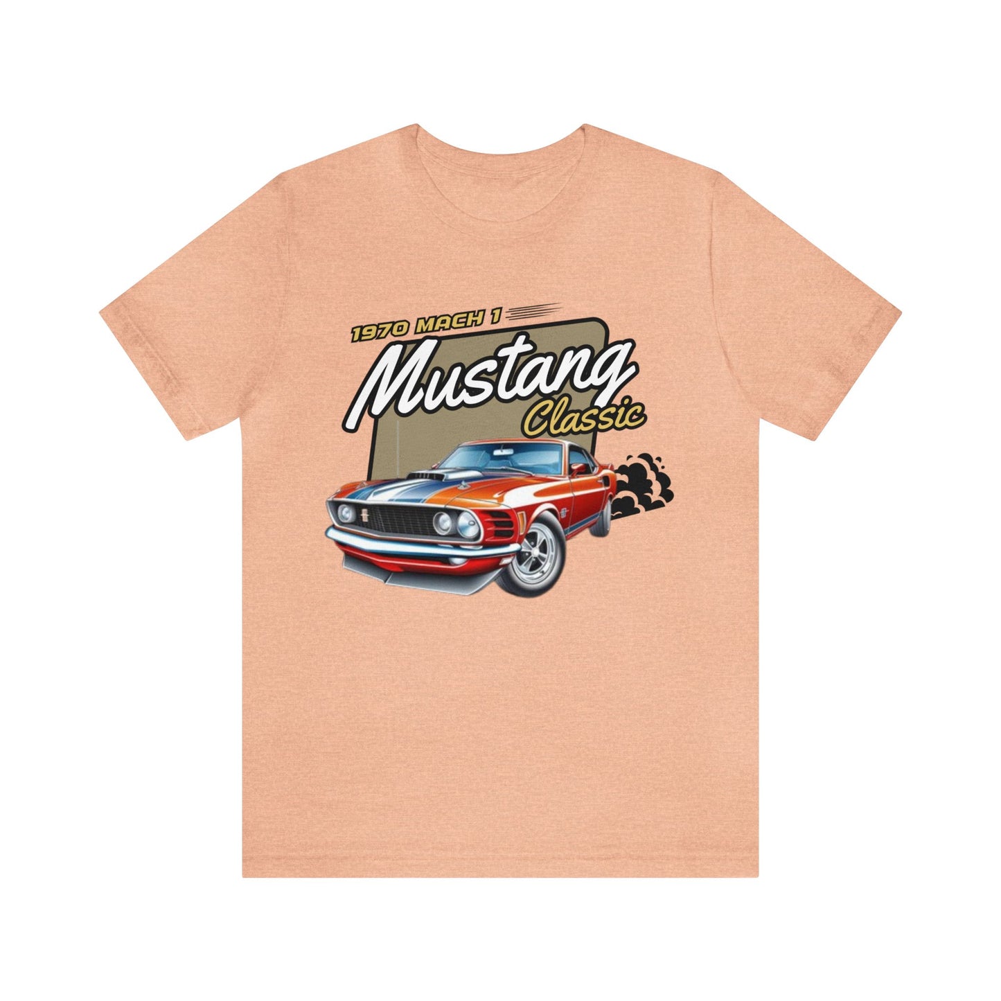 1970 Mach 1 Mustang Jersey Short Sleeve Tee