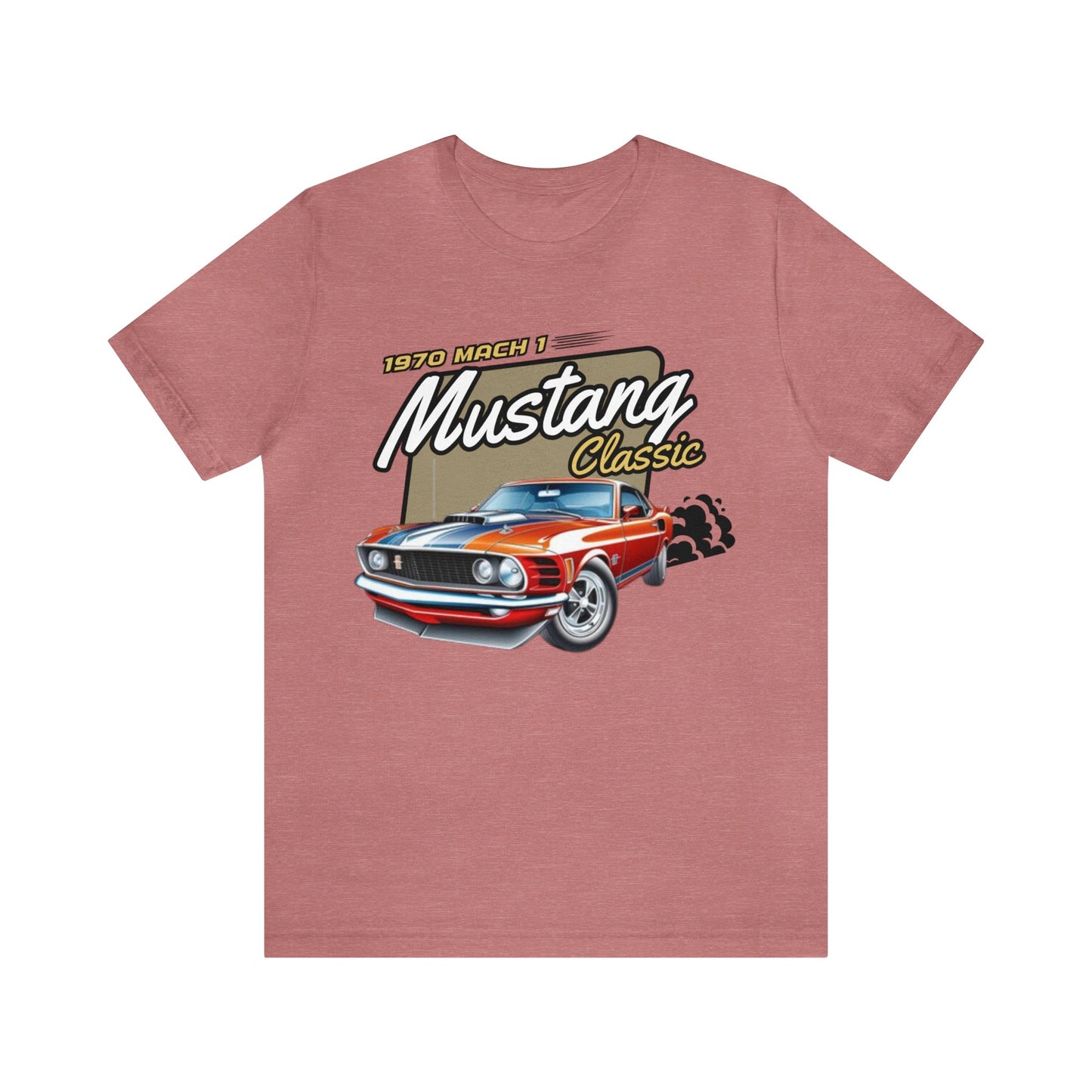 1970 Mach 1 Mustang Jersey Short Sleeve Tee