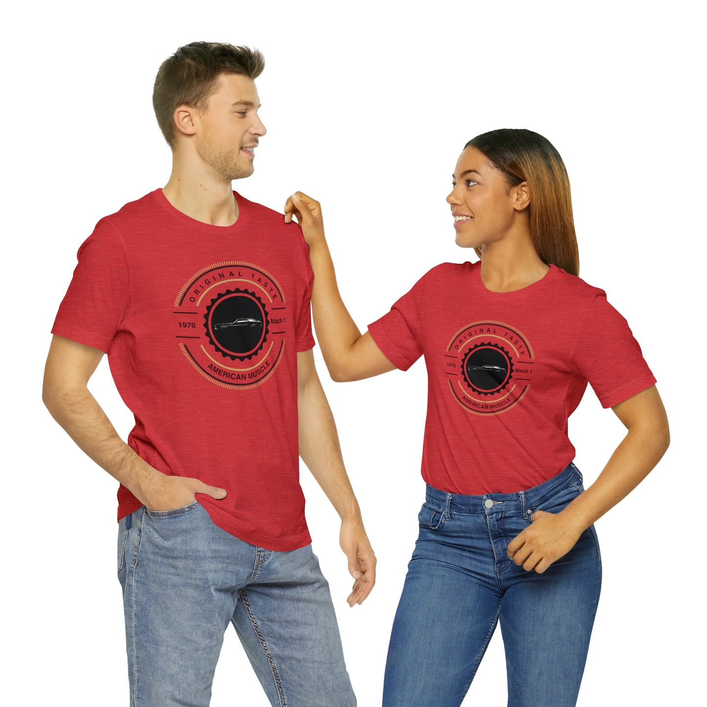 1970 Mach 1 Mustang Jersey Short Sleeve Tee
