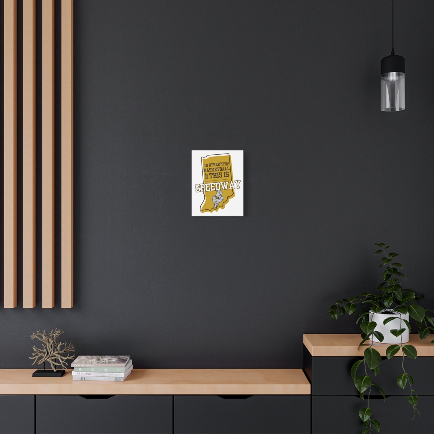 Canvas Wall Art - Speedway Basketball