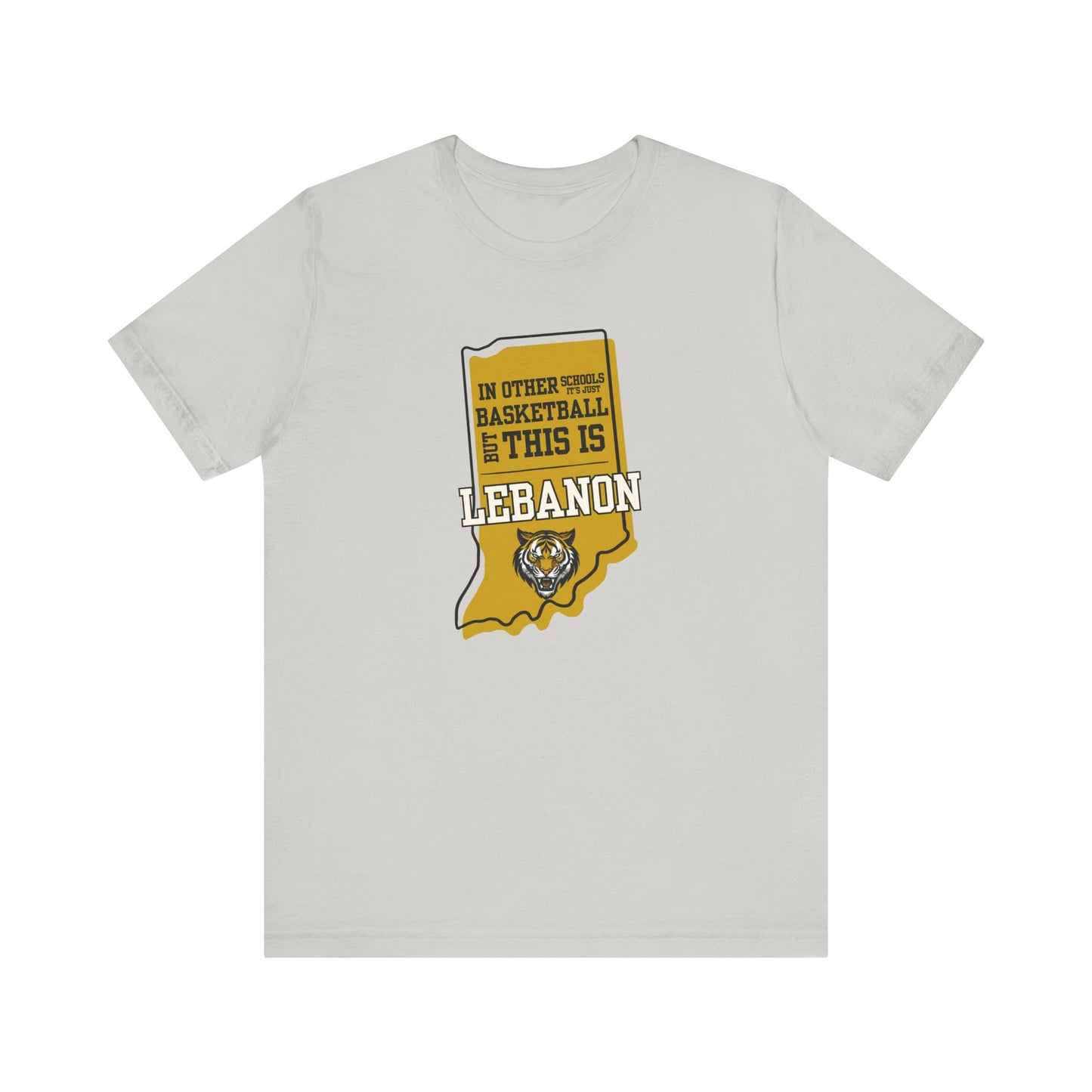 Adult Basketball Tee - Lebanon Tigers