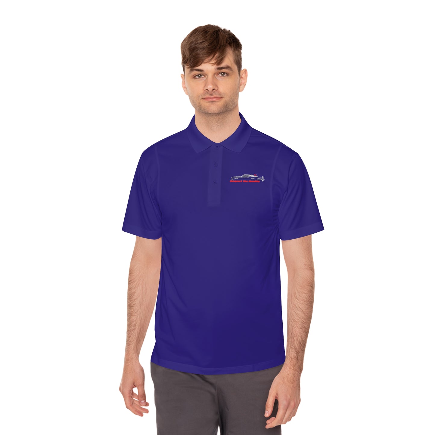 1970 Mach 1, Respect the Rumble, Men's Sport Polo Shirt