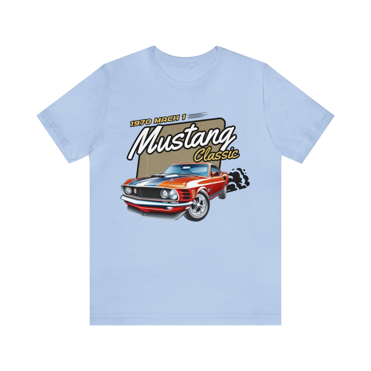 1970 Mach 1 Mustang Jersey Short Sleeve Tee