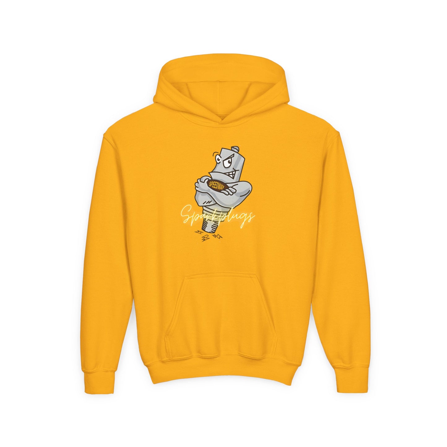 Youth Hooded Sweatshirt - Speedway Sparky Sparkplugs, Class of 33