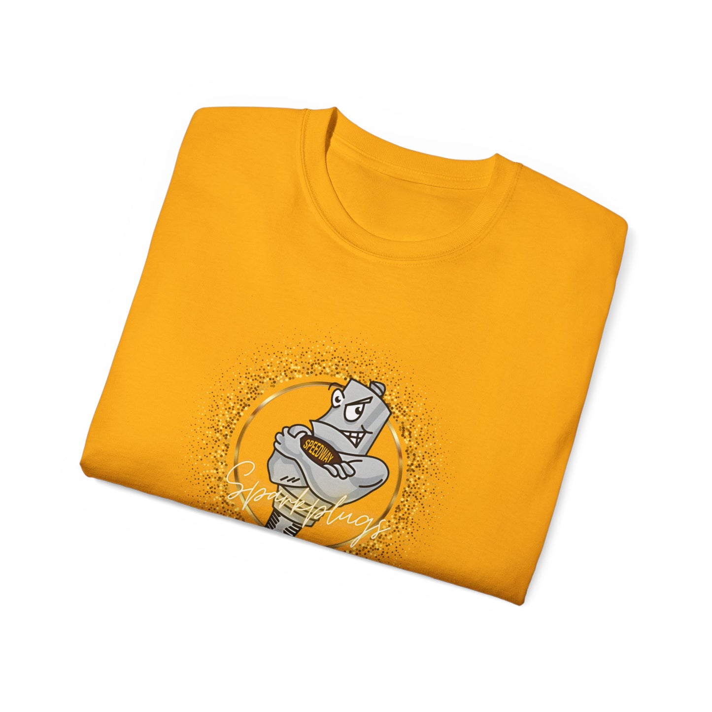 Adult Graphic Tee, Sparkling Speedway Sparkplugs