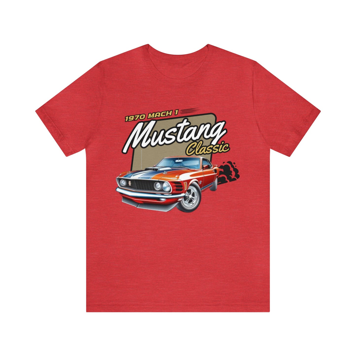 1970 Mach 1 Mustang Jersey Short Sleeve Tee