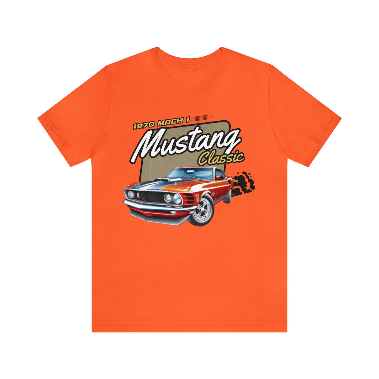 1970 Mach 1 Mustang Jersey Short Sleeve Tee