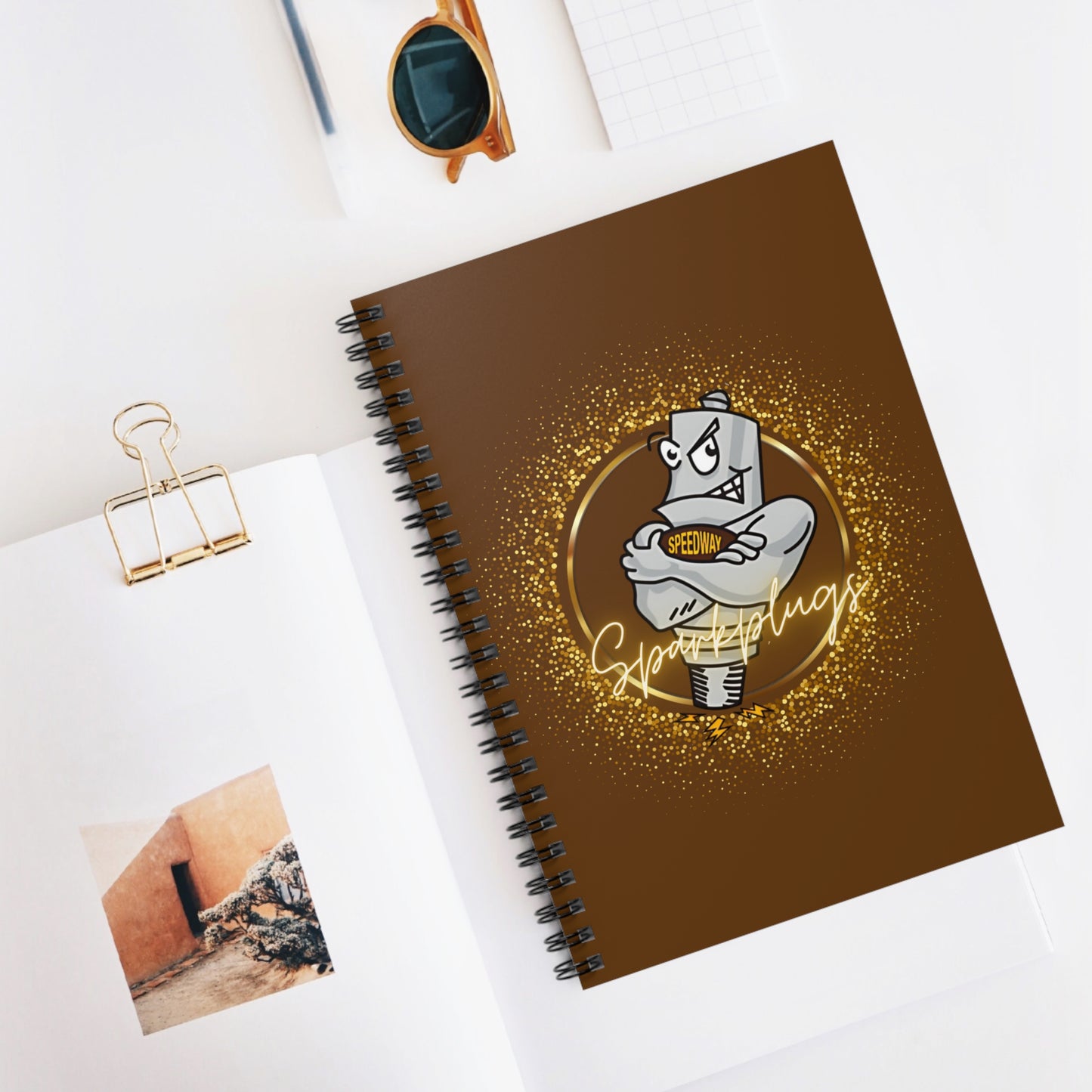 Spiral Notebook - Speedway Sparkplugs