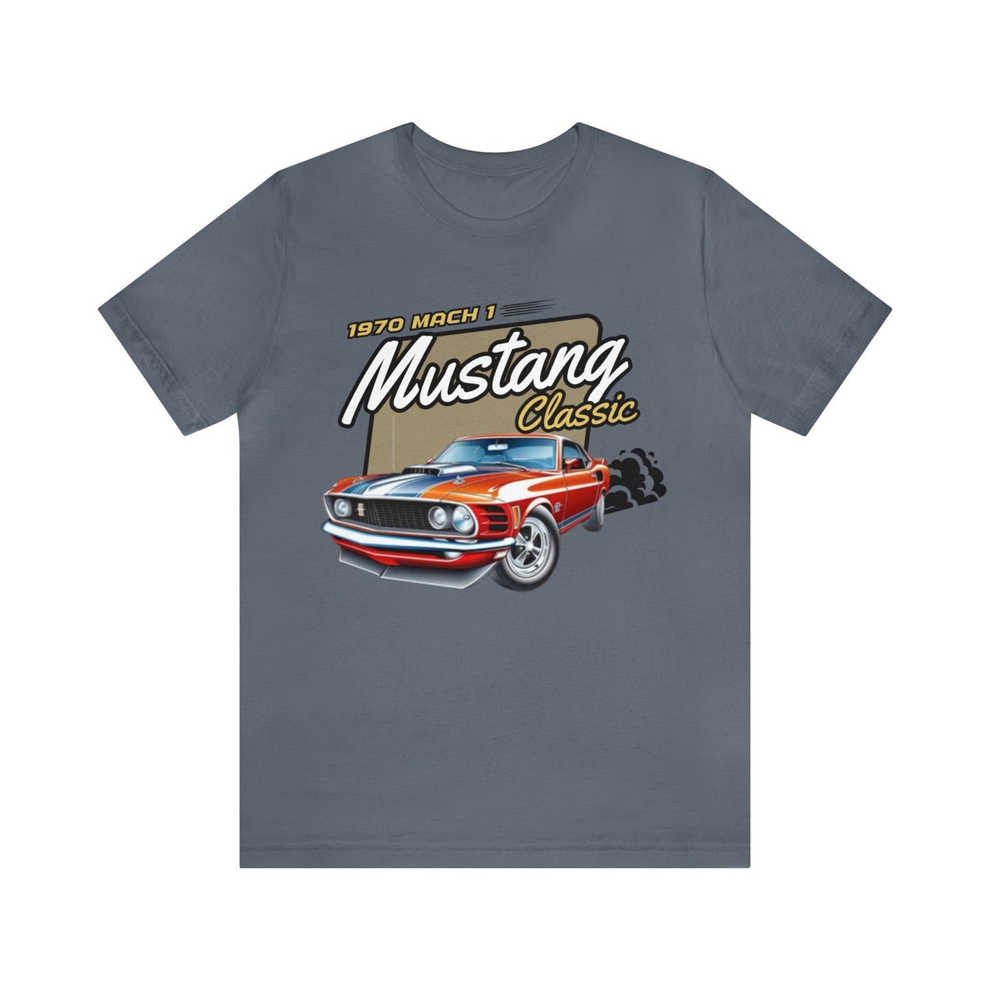 1970 Mach 1 Mustang Jersey Short Sleeve Tee