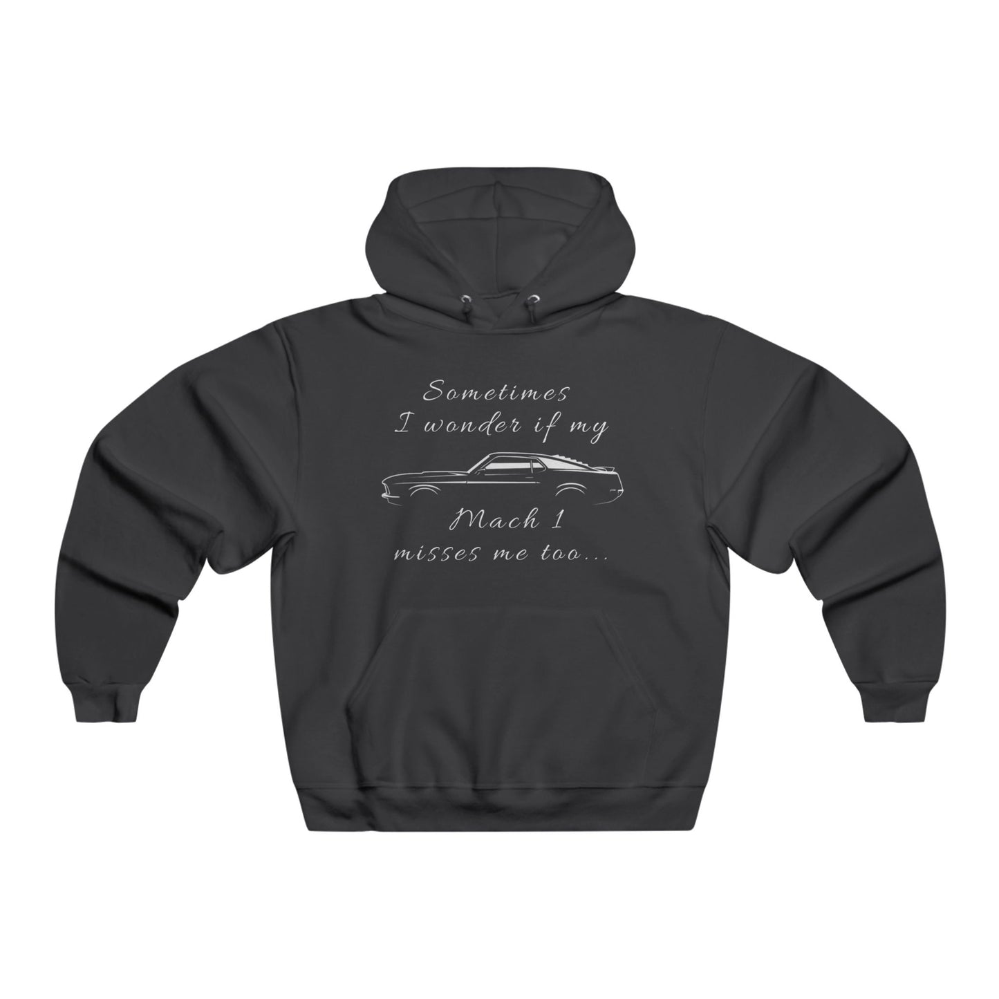 1970 Mach 1 Mustang, Men's NUBLEND® Hooded Sweatshirt