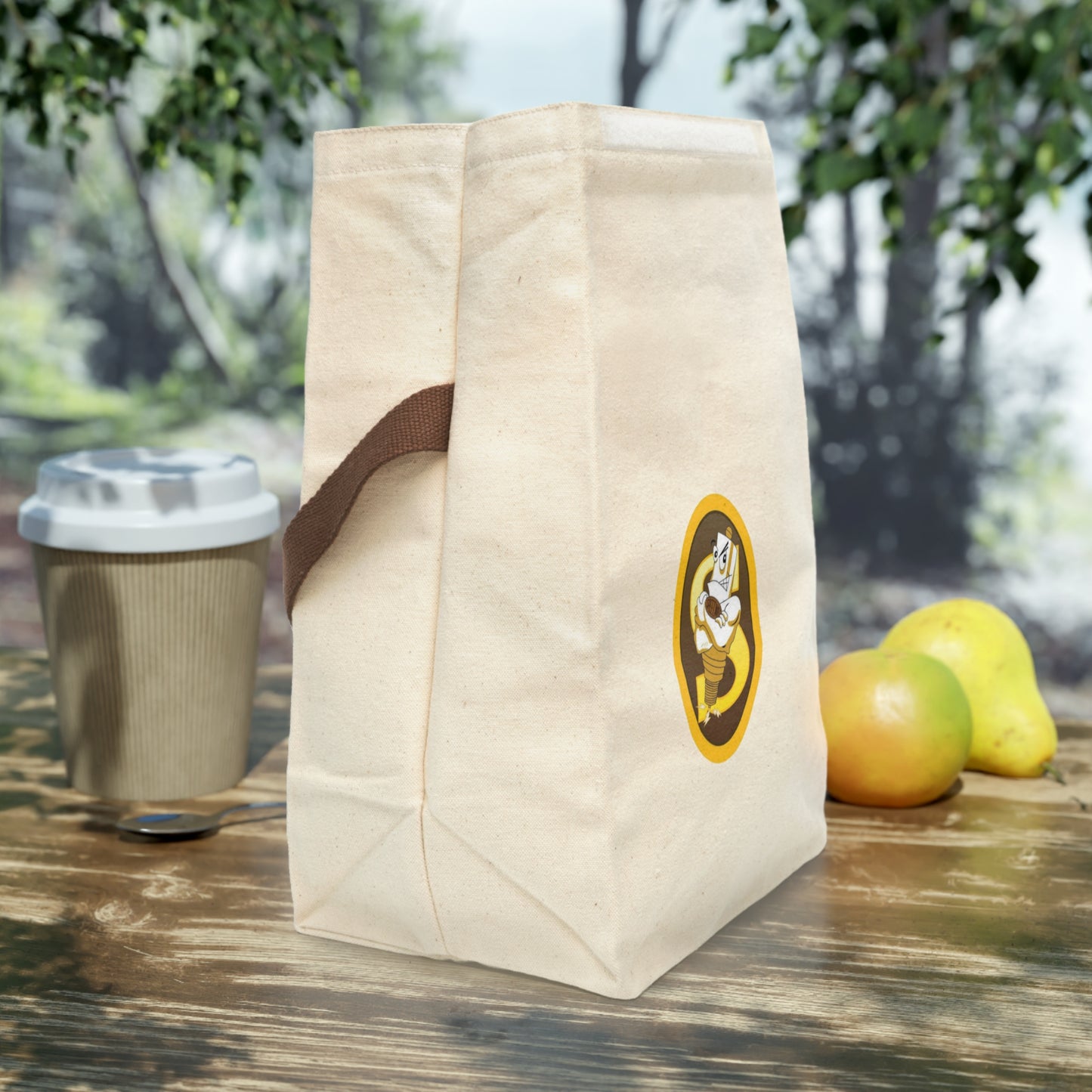 Speedway Canvas Lunch Bag With Strap