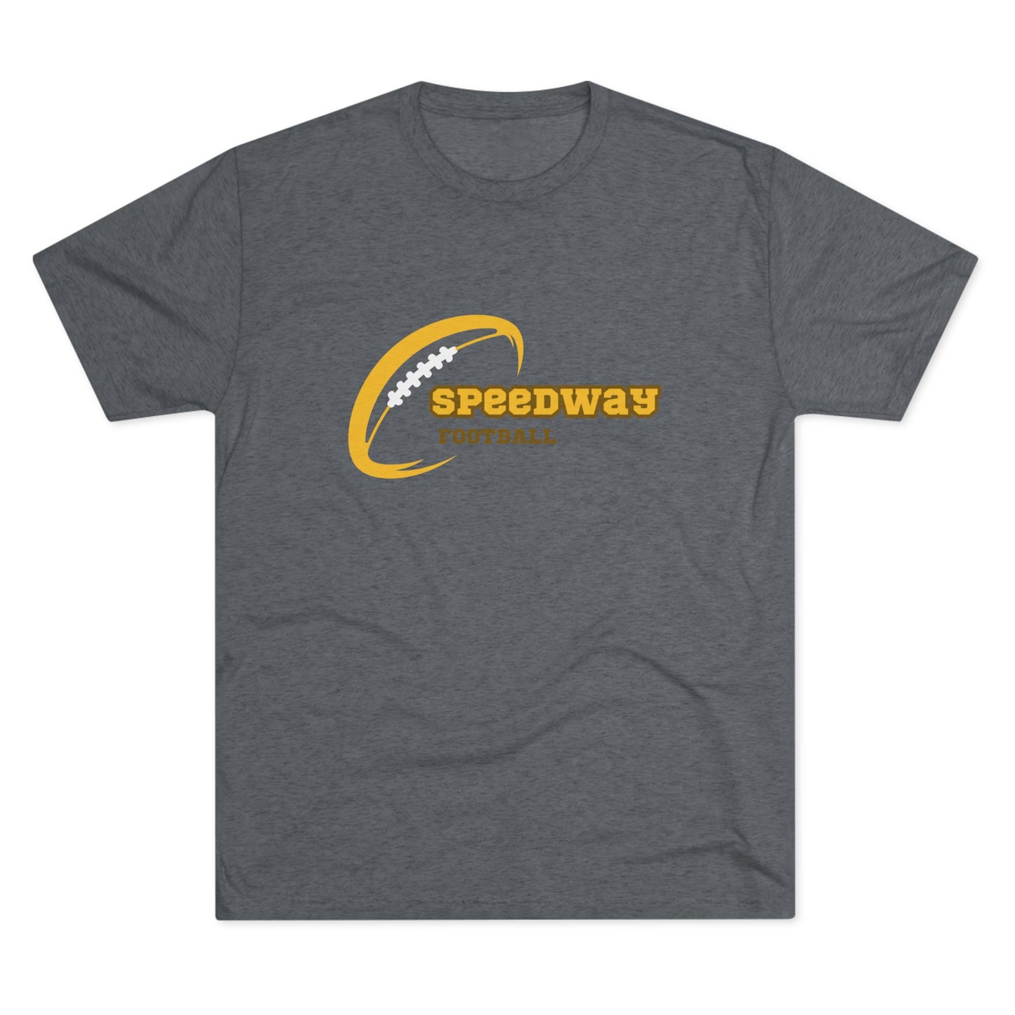 Speedway Football Tri-Blend Adult Crew Tee