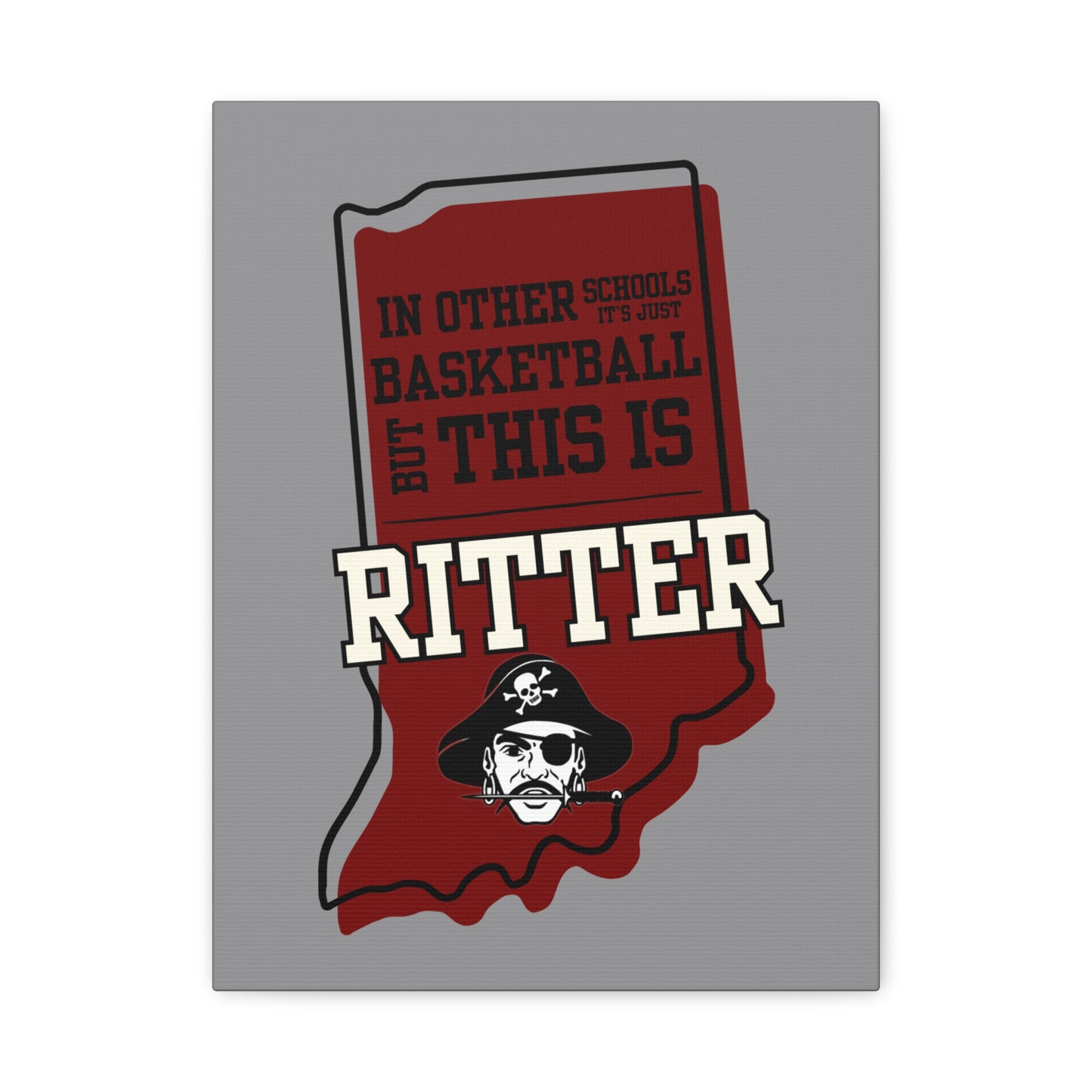 Canvas Wall Art - Ritter Basketball
