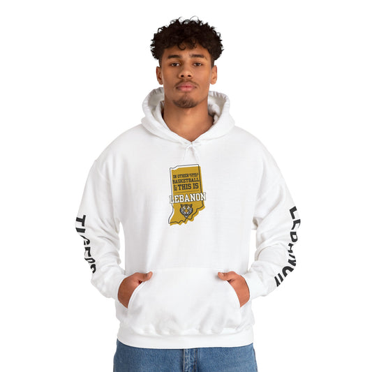 Adult Hoodie - Lebanon Tigers Basketball