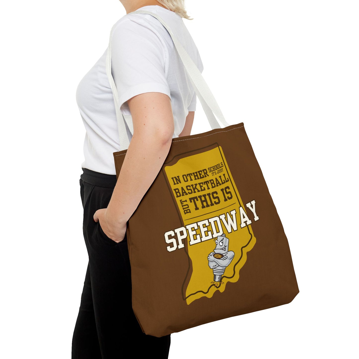 Basketball Tote Bag - Speedway Sparkplugs