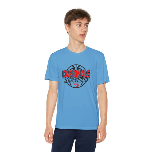 Youth St. Christopher Cardinals Moisture-Wicking Basketball Tee