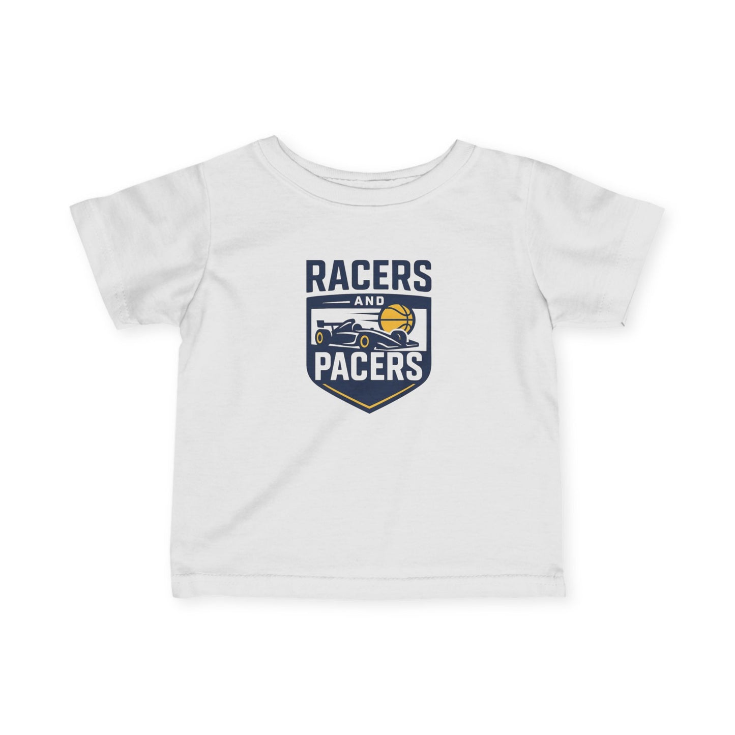 Infant Tee Racers and Pacers - Fun, Sporty Baby Shirt for Little Athletes