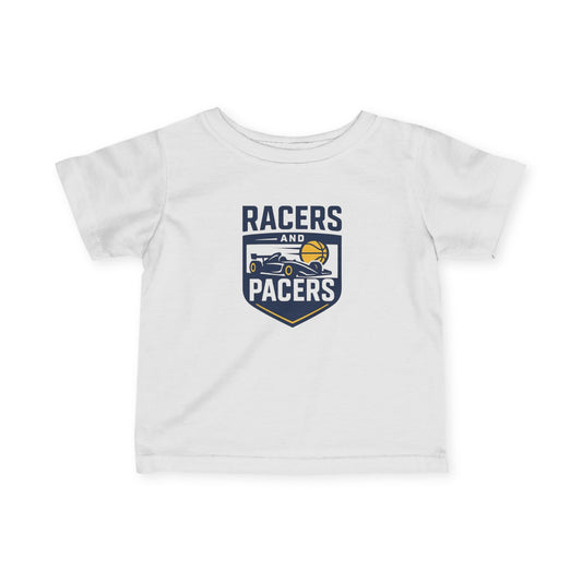 Infant Tee Racers and Pacers - Fun, Sporty Baby Shirt for Little Athletes
