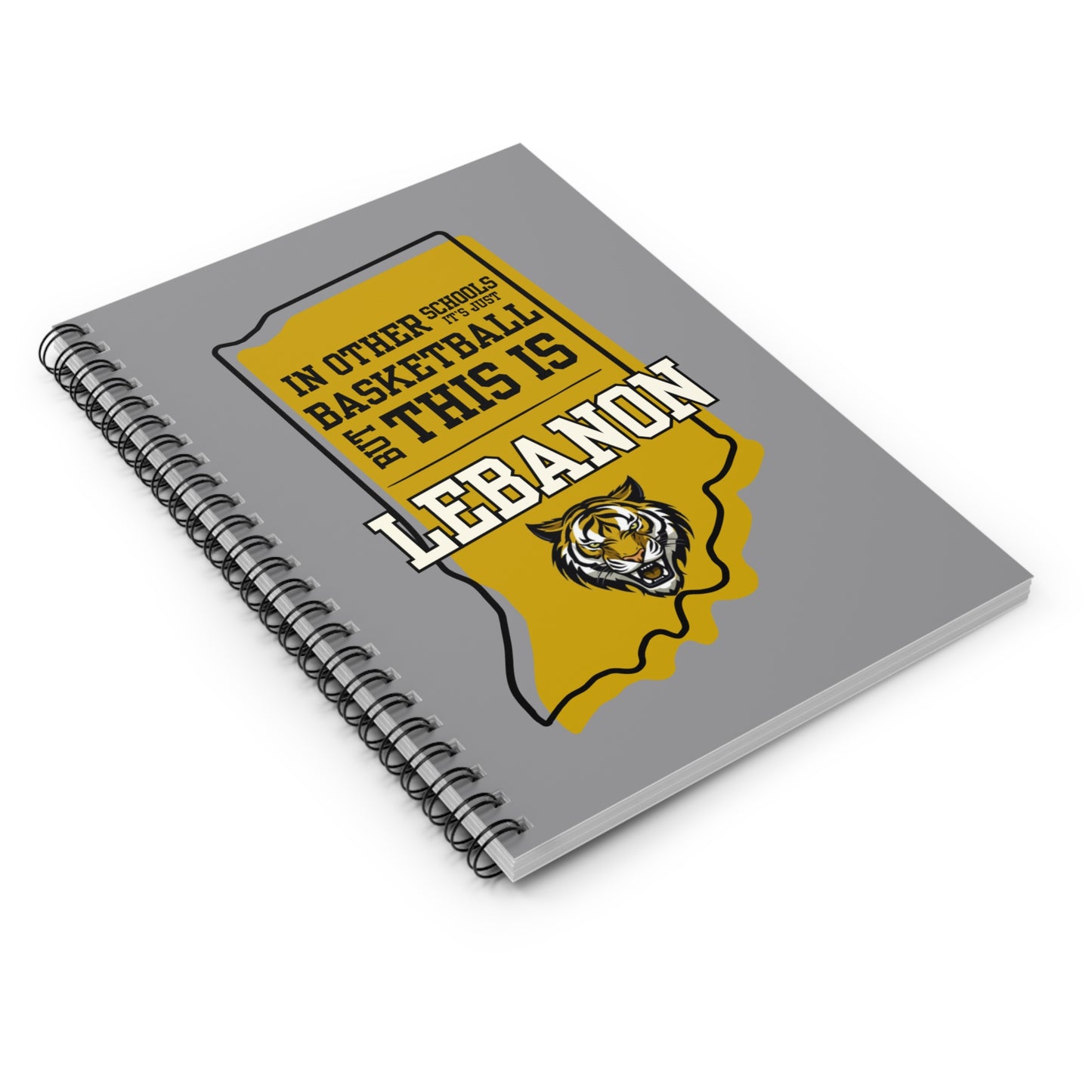 Spiral Notebook - Lebanon Tigers Basketball