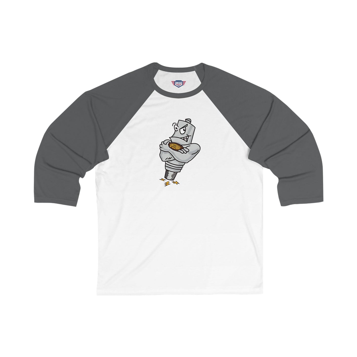 Sparky 3\4 Sleeve Adult Baseball Tee