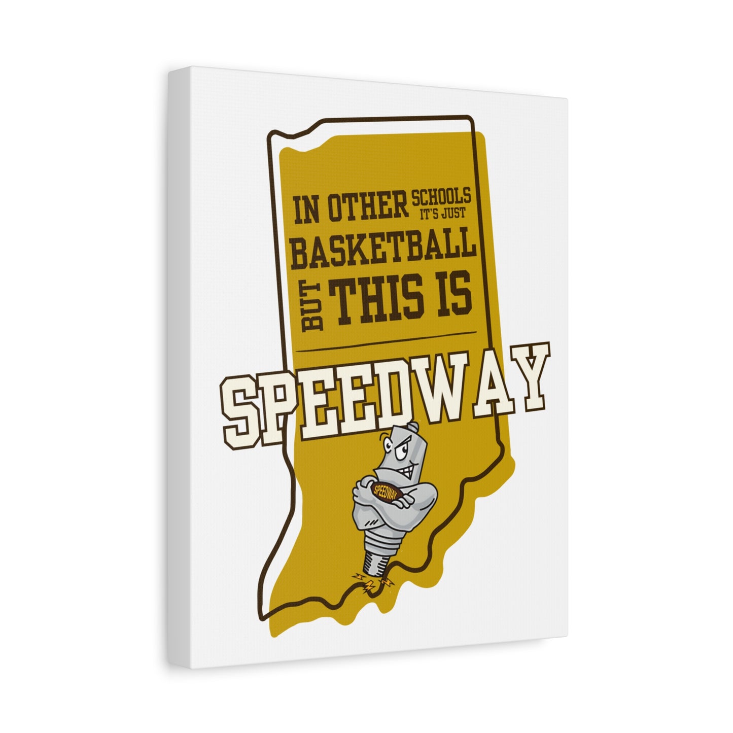 Canvas Wall Art - Speedway Basketball