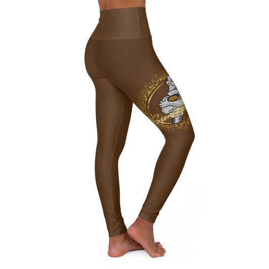 High Waisted Yoga Leggings - Speedway Sparkplugs
