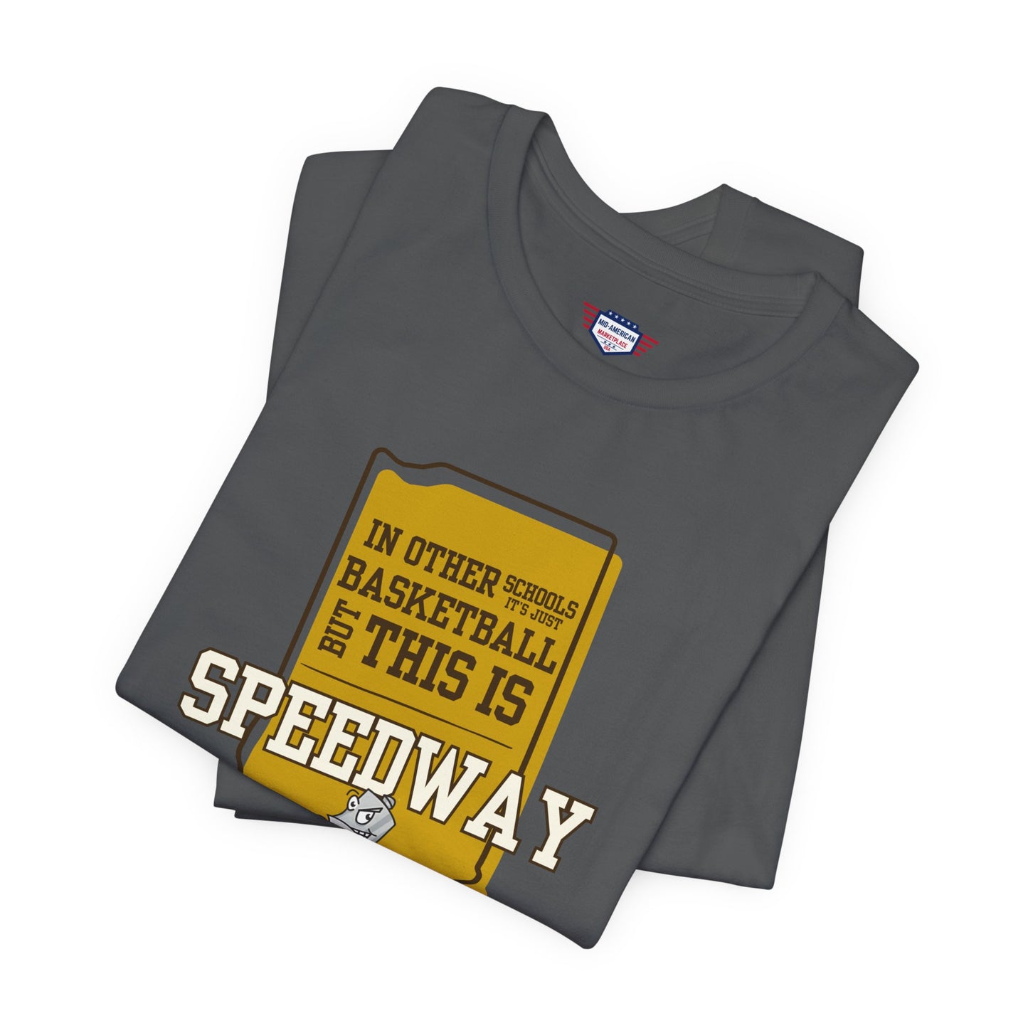 Adult Basketball Tee - Speedway Sparkplugs