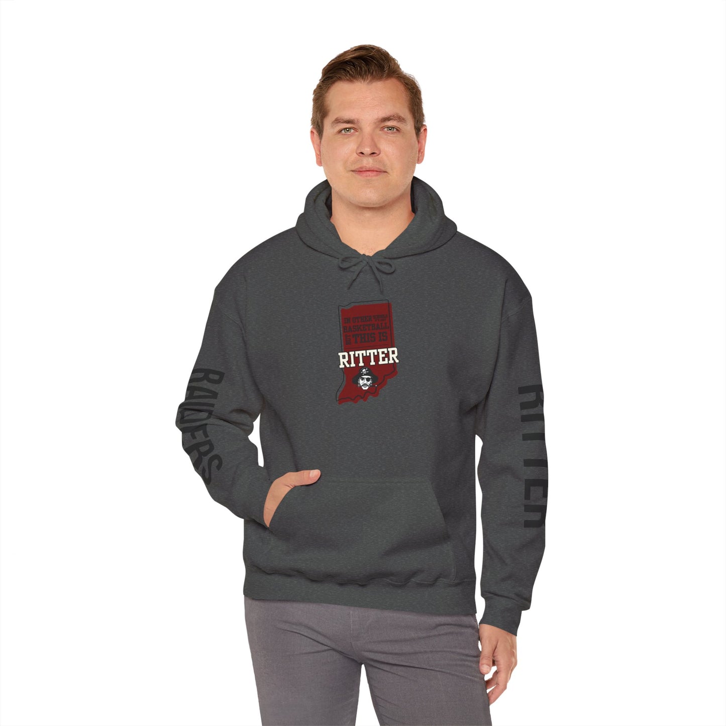 Adult Hoodie - Ritter Raiders Basketball