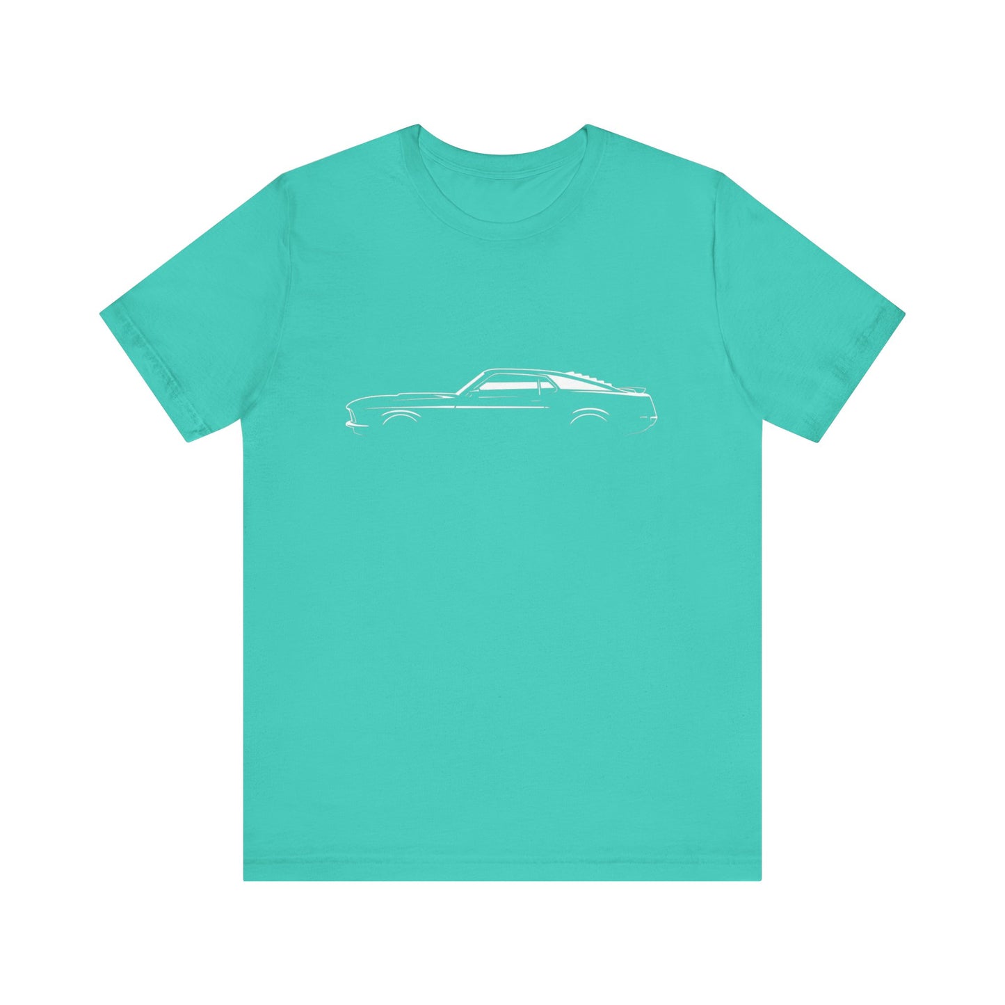 1970 Mach 1 Mustang Adult Jersey Short Sleeve Tee