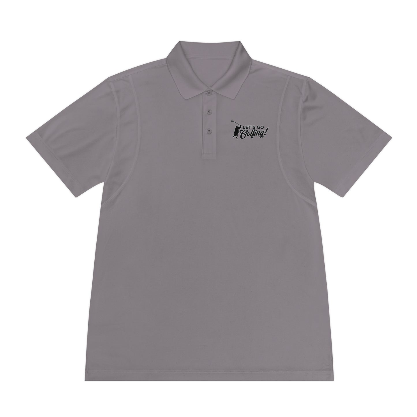 Let's Go Golfing, Men's Sport Polo Shirt
