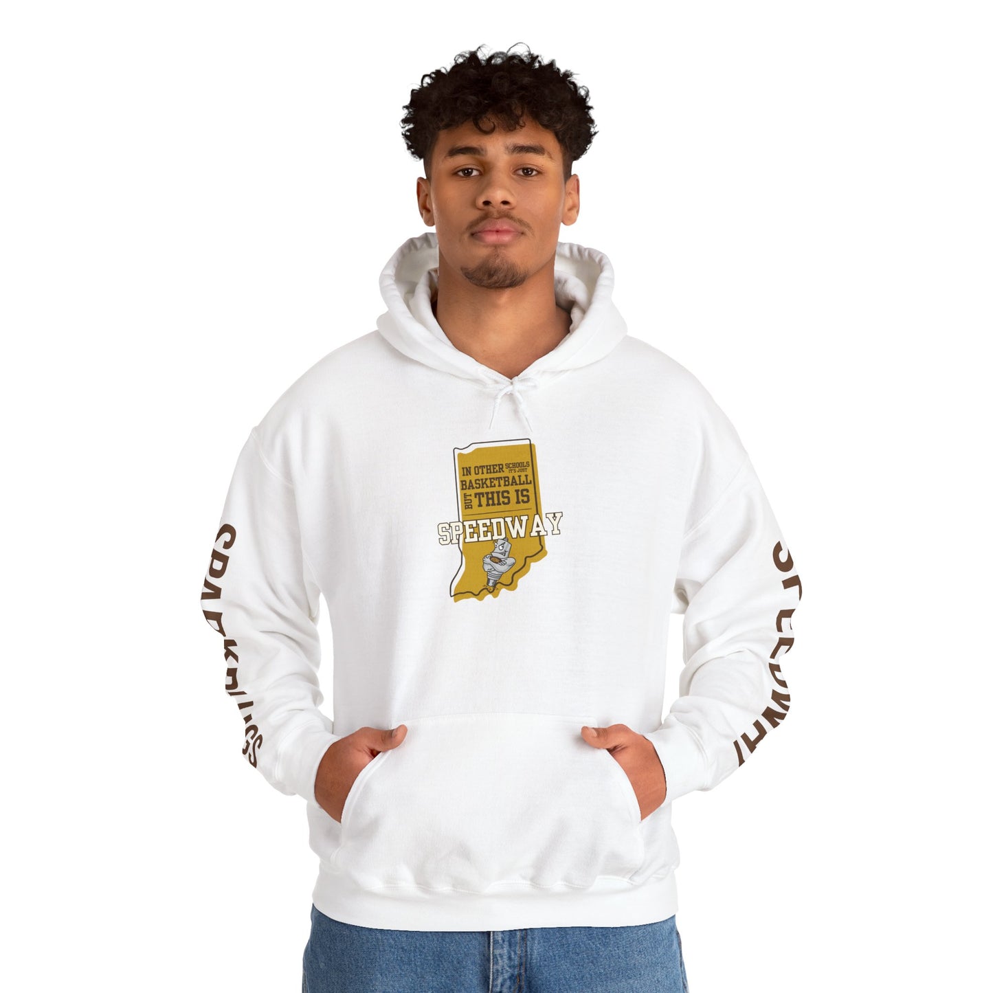 Adult Hoodie - Speedway Sparkplugs Basketball