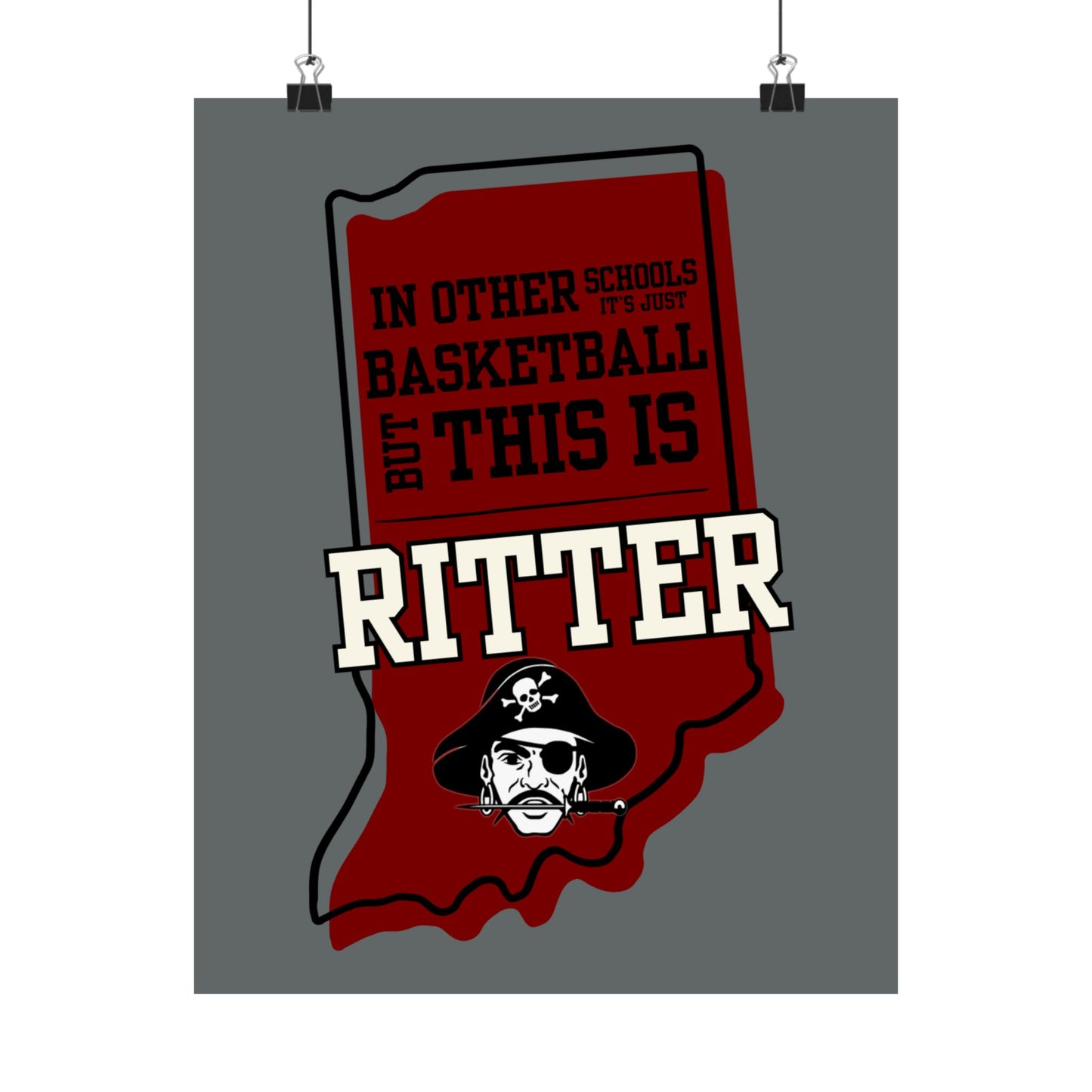 Basketball Poster - Ritter Raiders