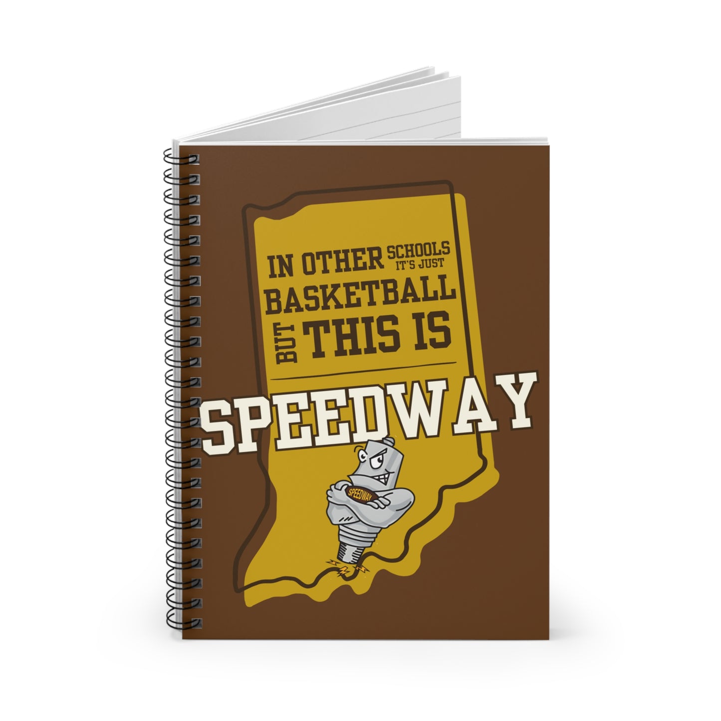 Spiral Notebook - Speedway Sparkplugs Basketball