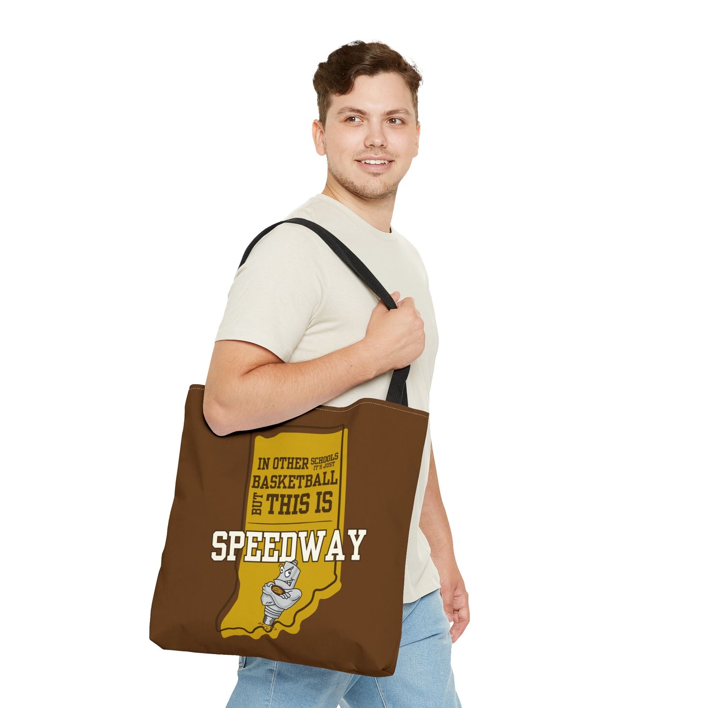 Basketball Tote Bag - Speedway Sparkplugs