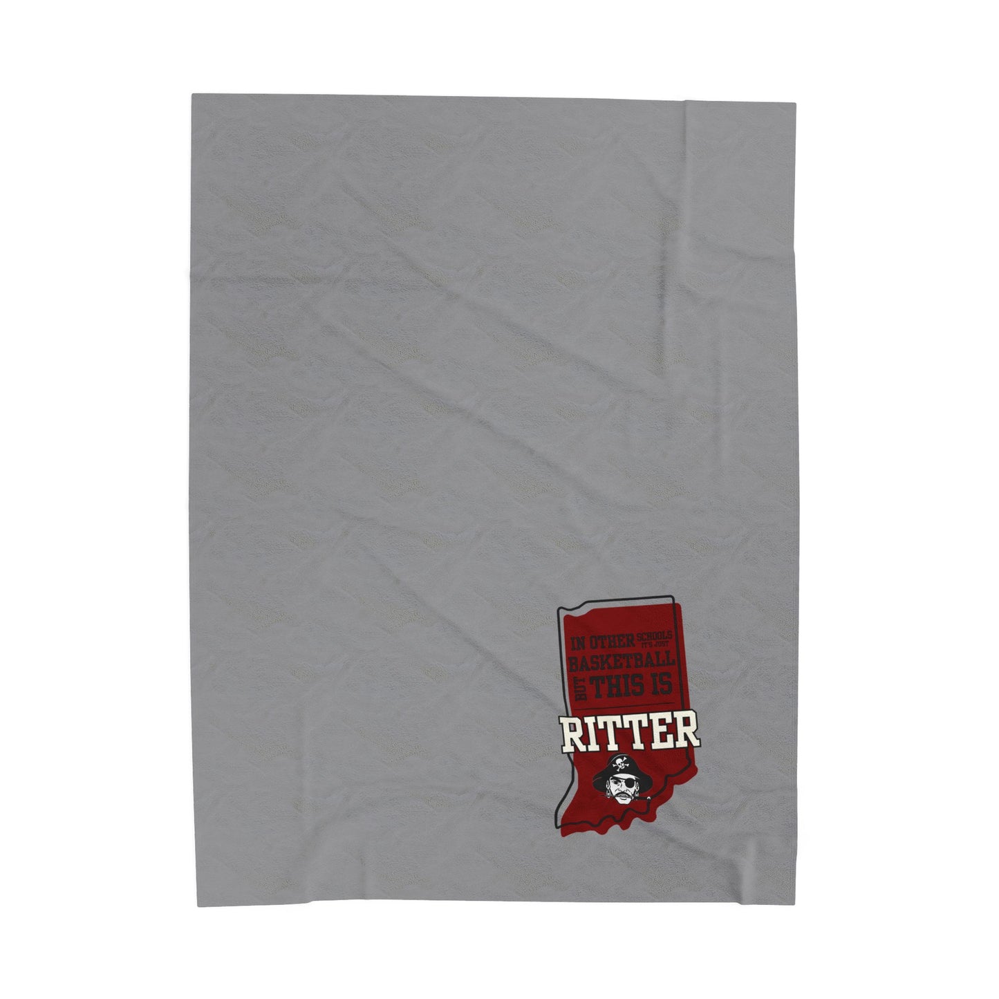 Velveteen Plush Bleacher Blanket - Ritter Raiders